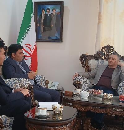 دیدار با رئیس بندر بین المللی آکتائو در سرکنسولگری